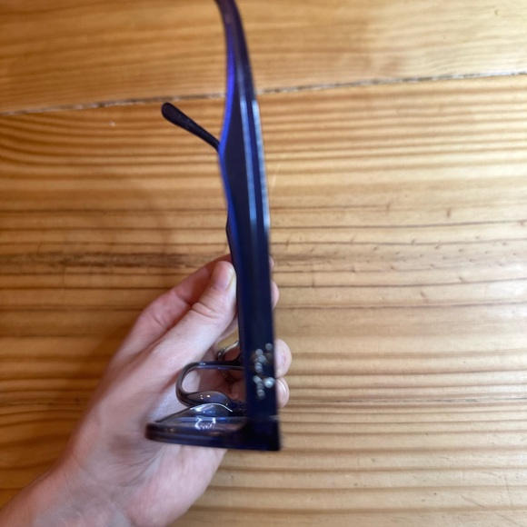 Purple Ray Bans Stylish Eyeglasses - Picture 16 of 16